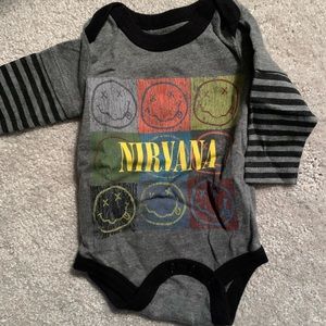 Nirvana newborn onesie bodysuit